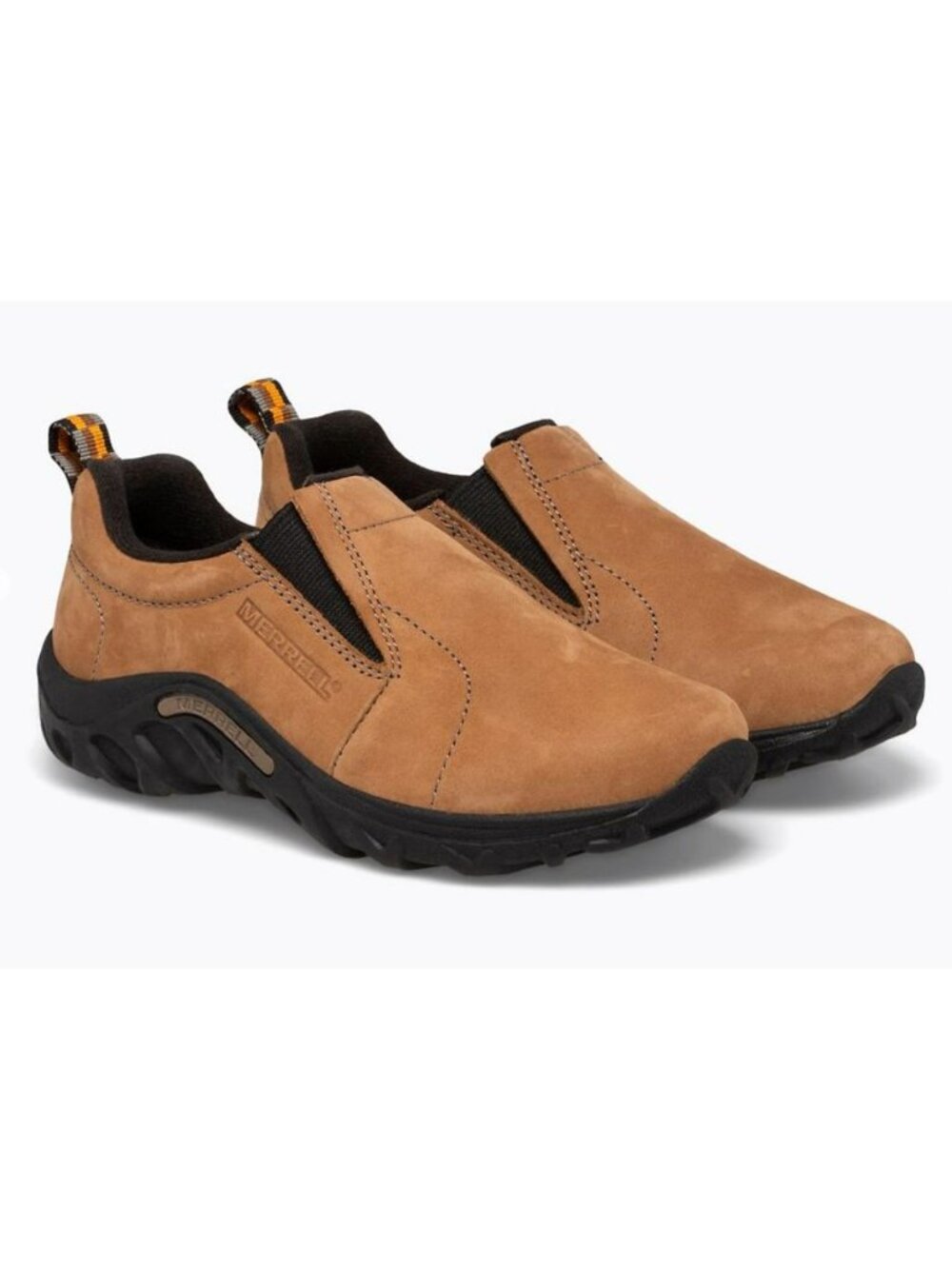 Merrell Big Kids Jungle MOC Nubuck Shoes Hiking Sneaker Brown Nubuck Size US 7M - Picture 3 of 13